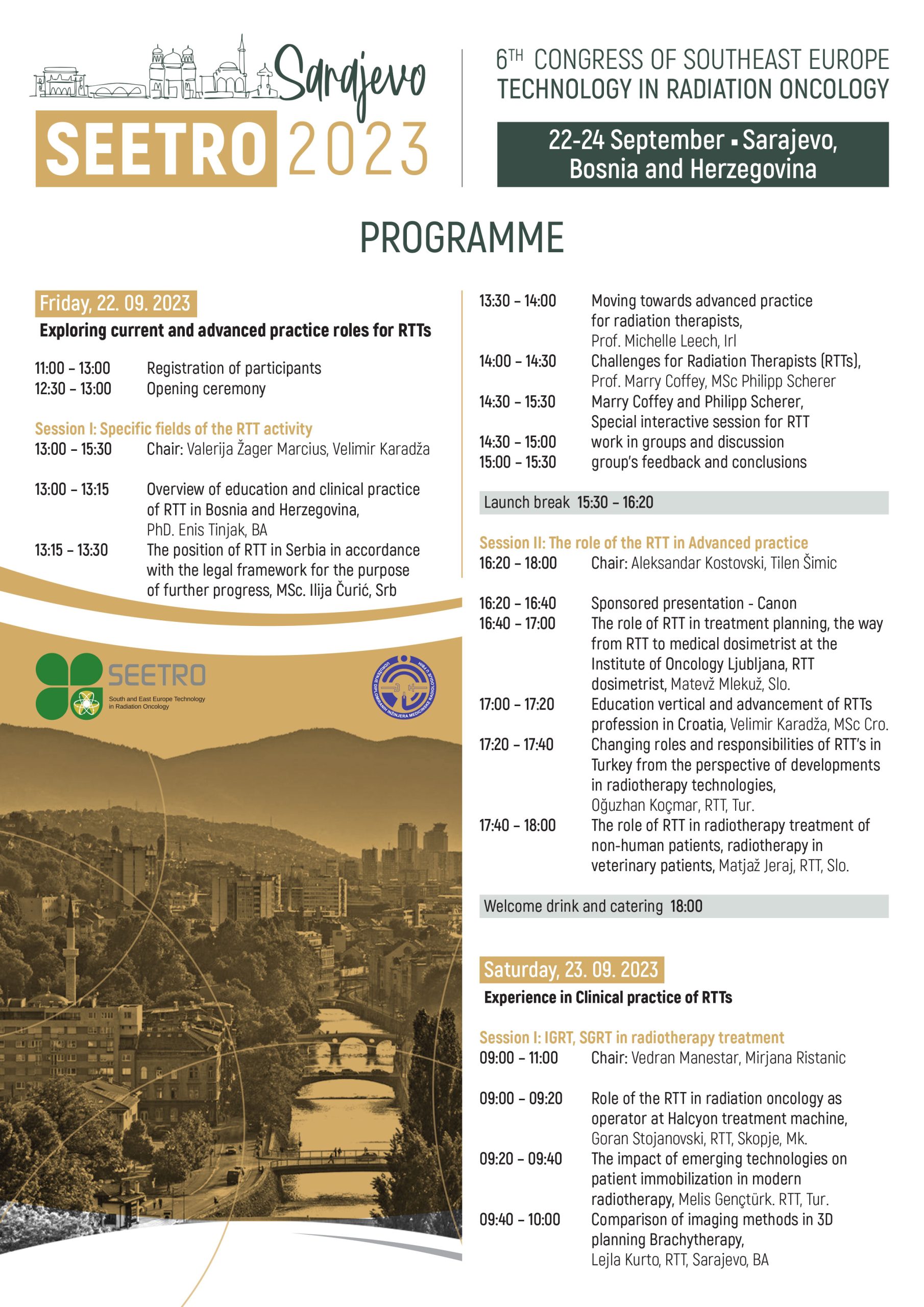 SEETRO 2023 Program strana 1