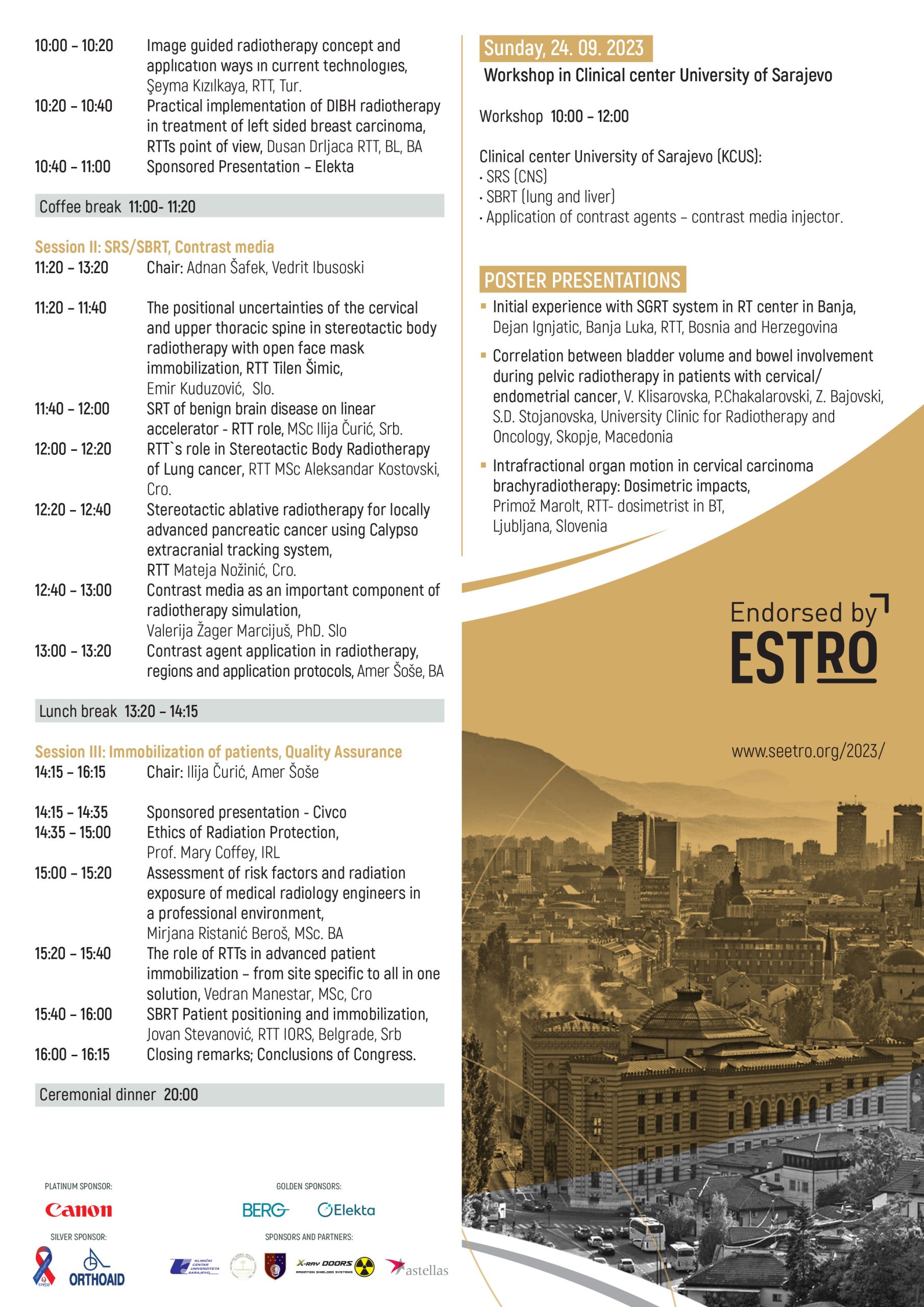 SEETRO 2023 Program strana 2