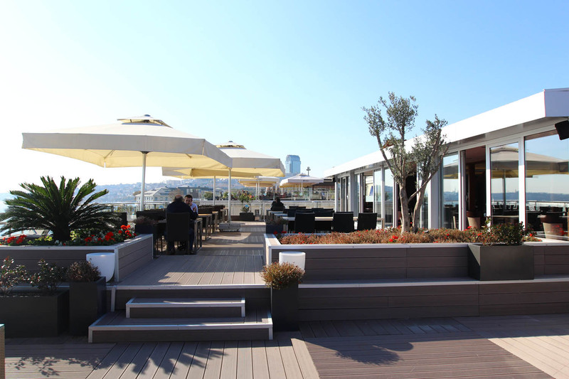 Bahçeşehir University terrace